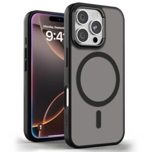 Gripp Bolt Xtreme Mag Safe Case For Iphone 16 Pro 6 3 2024 6ft Drop Tested With D30 Technology Shockproof Raised Camera Edges Anti Slip Grip Matte Textured Translucent Back Cover Black Featured
