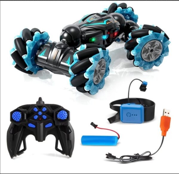 Heattack Pulkesh Stunt Gesture Induction Twisting Off Road Vehicle Light Music Drift Driving Remote Control Hand Senor Stunt Car 2 4g 4wd Toy Gift For Kids Toys Multi Color Gallery 1