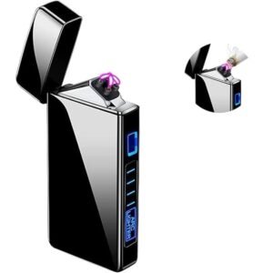 Heyezexi Premium Mini Pocket Electric Lighter Stylish Black Usb Rechargeable Arc Lighter For Cigarettes Diwali Crackers Cooking Multi Color Featured