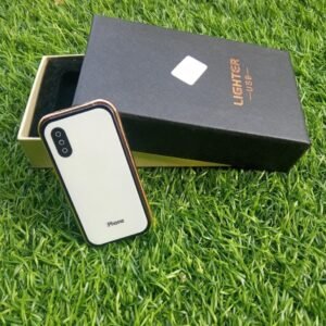 Homies Mobile Shape Flameless Cigarette Lighter With Coil Usb Charging Cable Included H 7cm L 3cm Pocket Lighter Small And Cute Featured