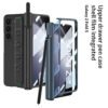 Ioifour For Samsung Galaxy Z Fold 5 Case With Strap S Pen Holder And Hinge Protection Built In Screen Protector Thin Durable Simplistic Fashionable Anti Scratch Case Black 1 Featured