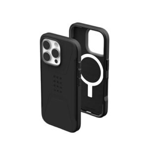 Iphone 16 Pro Case Civilian Mag Safe Compatible Slim Fit Rugged Protective Case Cover Designed For Iphone 16 Pro 6 3 Inch 2024 Military Drop Tested Black Featured