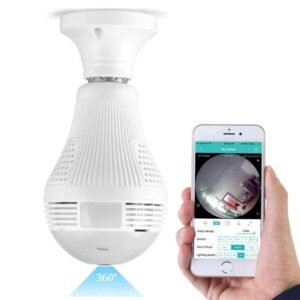 Jb Supar 1080p Full Hd Security Ip Wi Fi Full Hd Light Bulb Cctv Camera With Smart Motion Detection Two Way Audio Wi Fi Mobile Connectivity Featured