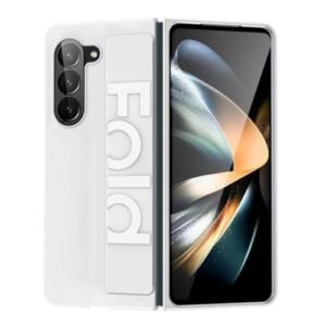 Joy Back Cover Sillicon Transparent Case Drop Protection With Wrist Holder Case Compatiblle With Samsung Galaxy Z Fold5 Sillicon Transparent Cover Featured