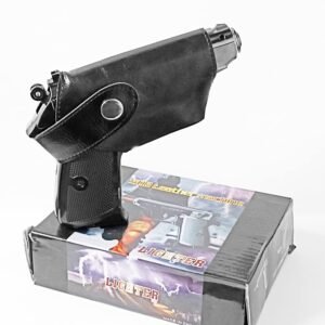 Kaiasha Heavy Metal Gun Pistol Shaped With Flame Lock System Pocket Lighter Gun Shaped Jet Flame Windproof Cigarette Lighter Jet Flame Lighter With Case Cover Featured