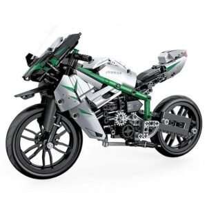 Kawaii Kart Tech Storm Brick Toys Heavy Motorcycle Power Sportsbike Building Blocks Set 600 Pieces Bike Educational Construction Learning Brick Stem Diy Collectible Toy Featured