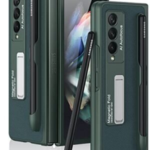 Kickstand S Pen Holder Case Cover For Samsung Galaxy Z Fold3 5g Galaxy Fold 3 Case Cover Featured