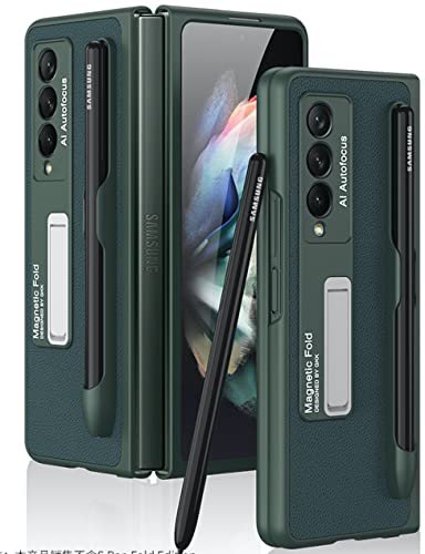 Kickstand S Pen Holder Case Cover For Samsung Galaxy Z Fold3 5g Galaxy Fold 3 Case Cover Featured