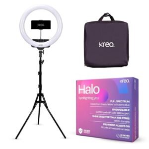 Kreo Ring Light 18 Ring Light With Tripod Stand For Video Shooting Professional Studio Light With Tripod Ringlight Photography Youtube Ringlight Kit For Youtube Instagram Accessories Big Ring Light Featured
