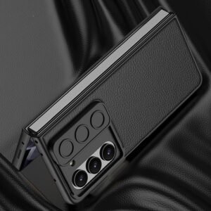 Leather Camshield Back Cover For Samsung Galaxy Z Fold 6 Inbuilt Camera Slider Lens Protection Shockproof Case Featured