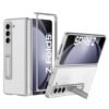 Leather Case For Samsung Galaxy Z Fold 5 Inbuilt Stand Hybrid Back Cover Featured