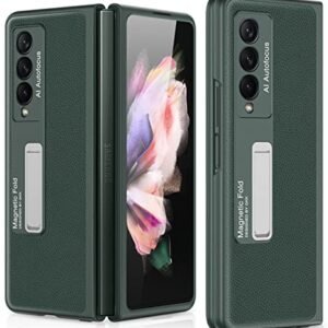 Leather Case For Samsung Galaxy Z Fold4 Z Fold 4inbuilt Stand Hybrid Stand Protection Back Cover Featured