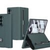 Leather Flip Case For Samsung Galaxy Z Fold 6 Inbuilt Fixed S Pen Holder Slim Hybrid Stand Protection Flip Cover Featured
