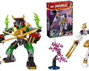 Lego Ninjago Lloyds Elemental Power Mech Toy 71817 Ninjago Soras Elemental Tech Mech Toy 71807 Featured