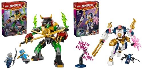 Lego Ninjago Lloyds Elemental Power Mech Toy 71817 Ninjago Soras Elemental Tech Mech Toy 71807 Featured