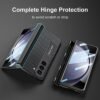 Libeagle Compatible With Samsung Galaxy Z Fold 5 Case Built In Hidden Fold 5 New Slim S Pen Holder 2023 Leather On Back Screen Protector Hinge Protection Wireless Charging Cover 5g Carbon Fiber Featured