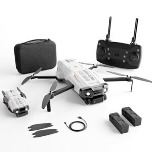 Lifelong Foldable Drone Toy For Kids Dual Vga Camera 30 Mins Fly Time 2 Batteries 120 Wide Angle 360 Flip Altitude Hold 2x 1200mah Batteries App Control Brushless Motor 200 25 Featured