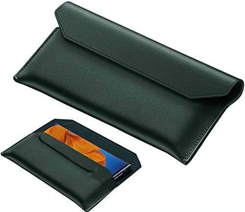 Liuzihan Case For Oneplus Open Advanced Leather Magnetic Clamshell Protective Cover All Round Protection Protective Cover For Oneplus Open Green Featured