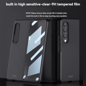 Liuziyi For Samsung Galaxy Z Fold 4 Case Compatible With All Magsafe Accessories Built In Screen Protector Ultra Thin And Slim Camera Protection Magnetic Phone Cover 5g 2022 Black Featured