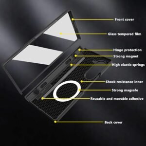 Liuziyi For Samsung Galaxy Z Fold 6 Case For Most Of Magsafe Accessories S Pen Holder Hinge Protection Screen Protector Adjustable Sturdy Metal Stand Magnetic Cover 5g 2024 Black Featured