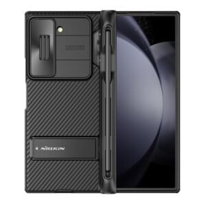 Mangix Samsung Galaxy Z Fold 6 Case With S Pen Holder Slide Camera Cover Creative Hinge Protectionhidden Kickstand Protective Phone Case For Galaxy Z Fold 6 5g Black Featured
