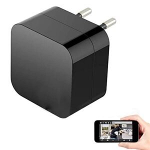 Mayumi Motion Detection Hidden Security Spy Cam For Home Room Office Surveillance Video Audio Recording Live Streaming In App Wifi 4k Full Hd Wireless Wifi Charger Camera Night Vision Featured