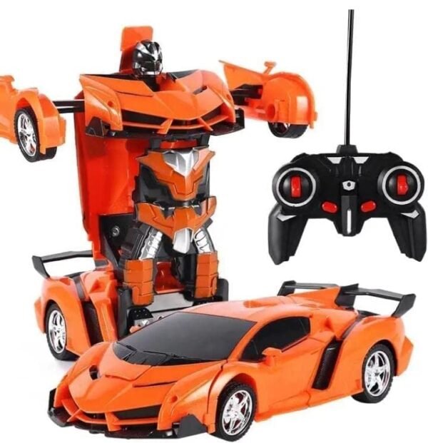 Md Robot Cars For Kids 4 Year Old Deformation Car 2 In 1 Convertible Remote Control Car For Boysand Girls Robot Vehicle Toys Rc Racing Car Rechargeablemulti Color Gallery 2