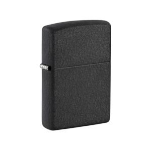 Metal Black Crackle Pocket Lighter Featured