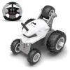 Mirana Warrior 360 Degree Rotating Stunt Rc Car Toy For Kids High Speed Steering Remote Control Vehicle Usb Type C Rechargeable Made In India White Featured
