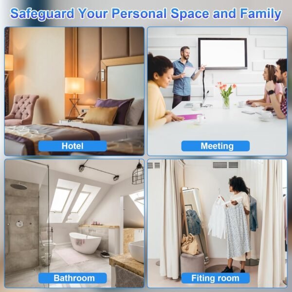 Mizuosre Hidden Camera Detector Anti Spy Camera Detector Wireless Rechargeable For Home Office Travel Hotel Gallery 7