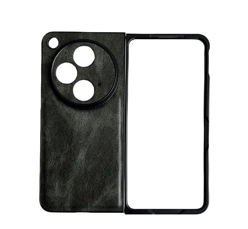 Mobilove Back Cover Case For Oneplus Open Ultra Slim Premium Leather Shockproof Case With Screen And Camera Protection Green Featured