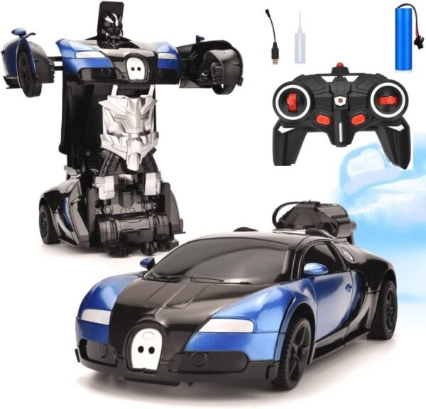 N2k2 Enterprise Remote Control Robot Car With Water Mist Light 118 Scale 360rotating Drifting One Button Deformation Sprayed Rc Car For Kids Boys Girls Multicolor Gallery 7