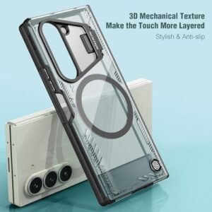 New Material For Samsung Galaxy Z Fold 6 Case Magsafe Built In Hd Screen Protector Camera Kickstand Hinge Protection Slim Clear Magnetic Phone Case For Samsung Galaxy Z Fold 6 Black Featured