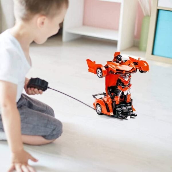 New Robot Cars For Kids 4 Year Old Deformation Car 2 In 1 Convertible Remote Control Car For Boysand Girls Robot Vehicle Toys Rc Racing Car Rechargeablecolor As Per Stock Gallery 2