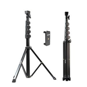 Nine16 Axis Tripod Stand With Mobile Holder Adjustable Tripod For Ring Lights Cameras Video Recording Featured