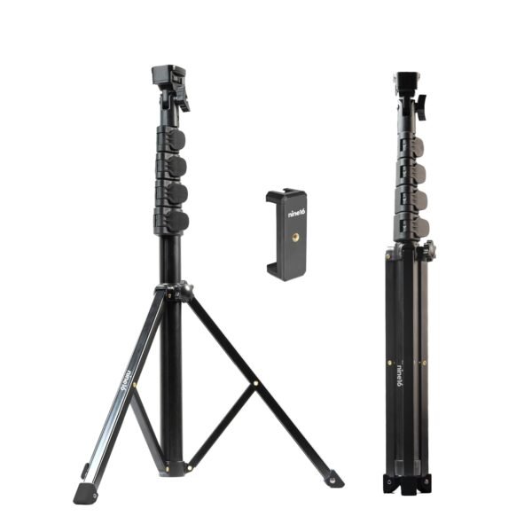 Nine16 Axis Tripod Stand With Mobile Holder Adjustable Tripod For Ring Lights Cameras Video Recording Gallery 7