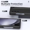 Pickprotect Ultra Hybrid Premium Case For Samsung Galaxy Z Fold 5 Case S Pen Compatible Cover Phone Case With Built In New Compact S Pen Holder And Storage Slot For Pen Black Featured