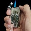 Pocket Lighter | Premium Metal Body | Jet Flame And Flip-Top Opening With Smooth Finish