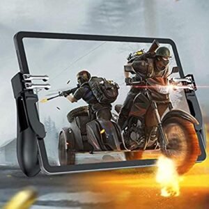 Popony Tablets Game Controller For Pubg Mobile Six Finger Gamepad Auxiliary Grip Trigger Switches Joystick For Ipad Tablets Featured