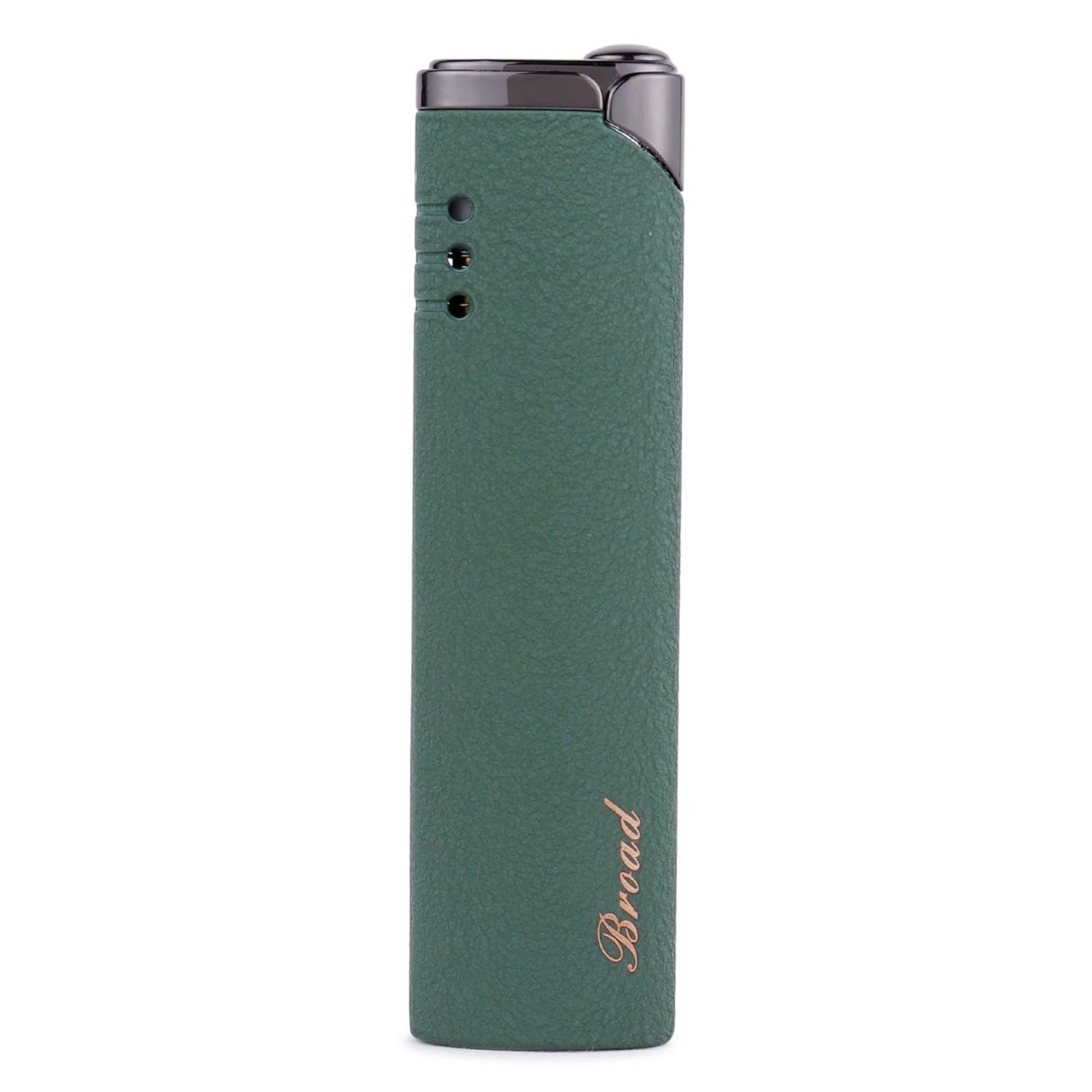 Premium Jet Flame Lighter Windproof Refillable Slim Sleek Cigarette Lighter Sturdy Metal Body Pocket Smoking Accessory First Dot Featured