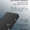 RAEGR iPhone 14 Pro Max Case | Magnetic Case | Supports Mag-Safe Wireless Charging | Elements Armor MagFix Case/Cover Designed for iPhone 14 Pro Max (6.7-Inch) 2022 - Carbon Fiber RG10372