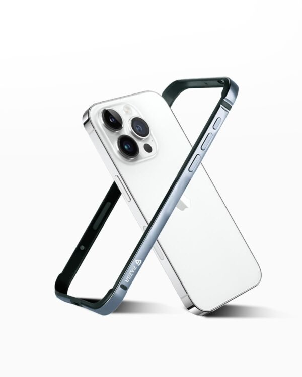 Raegr Iphone 15 Pro Case Anodized Aluminum Bumper Supports Mag Safe Wireless Charging Edge Armor Protective Minimal Case Designed For Iphone 15 Pro 6 1 Inch 2023 Sierra Blue Rg10518 Gallery 7