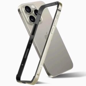 Raegr Iphone 15 Pro Case Anodized Aluminum Bumper Supports Mag Safe Wireless Charging Edge Armor Protective Minimal Case Designed For Iphone 15 Pro 6 1 Inch 2023 Titanium Rg10564 Featured
