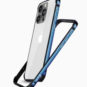 Raegr Iphone 15 Pro Max Case Anodized Aluminum Bumper Supports Mag Safe Wireless Charging Edge Armor Protective Minimal Case Designed For Iphone 15 Pro Max 6 7 Inch 2023 Blue Rg10530 Featured