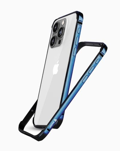 Raegr Iphone 15 Pro Max Case Anodized Aluminum Bumper Supports Mag Safe Wireless Charging Edge Armor Protective Minimal Case Designed For Iphone 15 Pro Max 6 7 Inch 2023 Blue Rg10530 Featured