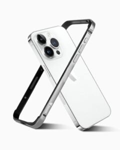 Raegr Iphone 15 Pro Max Case Anodized Aluminum Bumper Supports Mag Safe Wireless Charging Edge Armor Protective Minimal Case Designed For Iphone 15 Pro Max 6 7 Inch 2023 Silver Rg10537 Featured