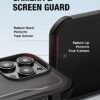 Raptic Tpupc By X Doria Iphone 14 Pro Case Fort Magnetic Built Rugged Protective Magnet Case Cover Designed For Iphone 14 Pro 6 1 Inch 2022 Mag Safe Charging Compatible Charcoal Black Featured