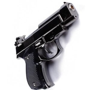 Refillable Lighter Gun Pistol Lighter Windproof Jet Flame Gun Shaped Pocket Lighter Grey Color Pack Of 1 Metal Featured