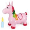 Ride On Rubber Jumping Toys For Baby Girl Or Boy Hopper Horse Best Toys For Kids Animals Hopper For Toddlers Featured