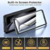 Ring Armor Slider Back Cover For Z Fold 5 With Hinge Protection Screen Protector Built In Kickstand Slide Camera Cover Full Body Protective Case For Samsung Fold 5 Black Featured